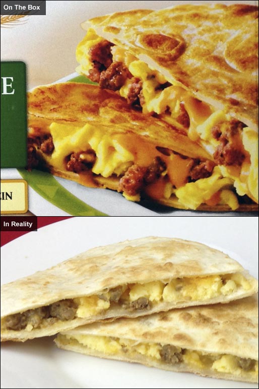 Jimmy Dean Turkey Sausage Quesadilla