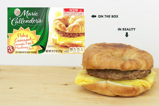 Flakey Croissant with Sausage, Egg & Monterey Jack Flakey Croissant with Sausage, Egg & Monterey Jack
