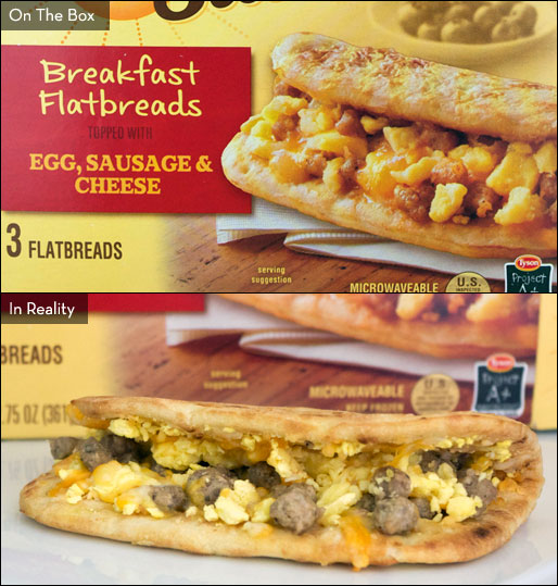 Egg, Sausage & Cheese Day Starts Breakfast Flatbreads