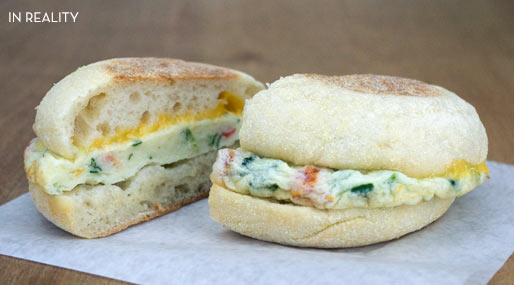 Lean Cuisine Veggie Egg White English Muffin In Reality