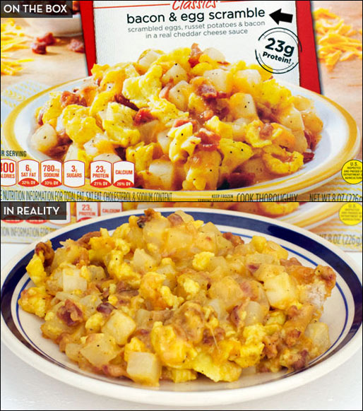Stouffer's Morning Classics Bacon And Egg Scramble Stouffer's Morning Classics Bacon And Egg Scramble