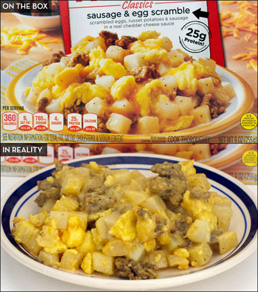 Stouffer's Morning Classics Sausage And Egg Scramble