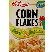 Corn Flakes With Real Bananas