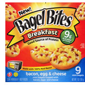 Breakfast Bagel Bites