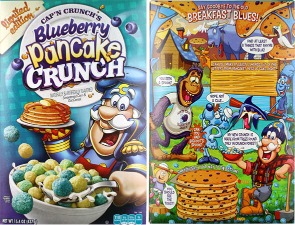 Cap'n Crunch's Blueberry Pancake Crunch Product Review Cap'n Crunch's Blueberry Pancake Crunch Product Review