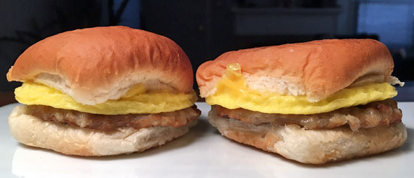 White Castle Breakfast Sliders In Reality