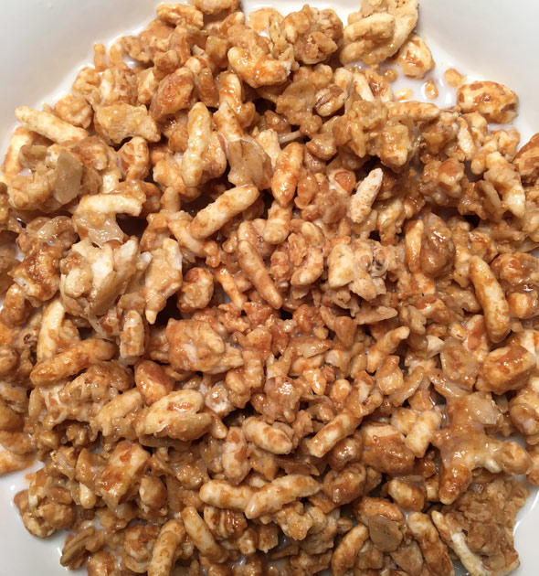 Bowl of GOLEAN Peanut Butter Crunch Cereal