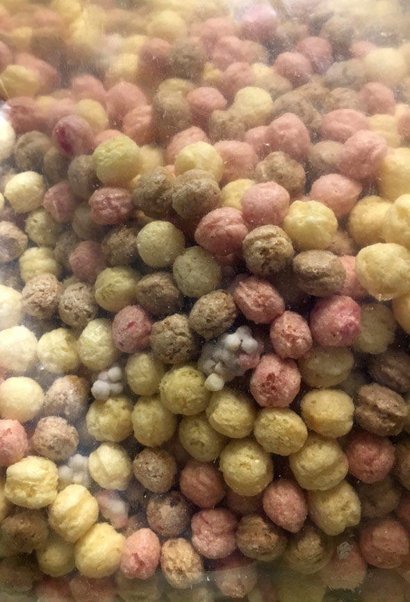 Bag of Dippin' Dots Banana Split Cereal