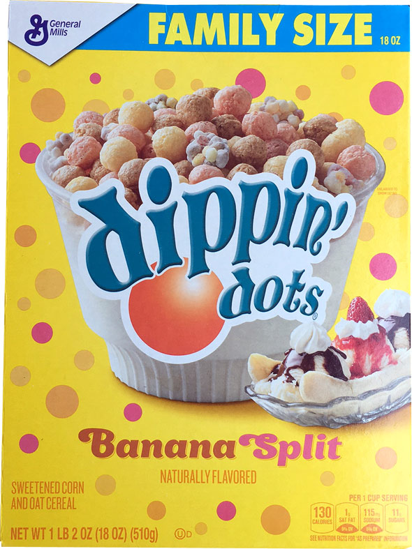 Dippin' Dots Banana Split Cereal Product Review