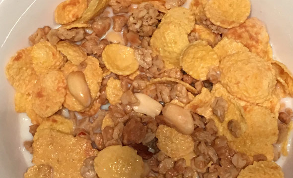 Honey & Peanut Butter Nut Crunch Cereal Bowl