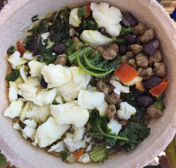 Healthy Choice Unwrapped Burrito Scramble Power Bowl In Real Life