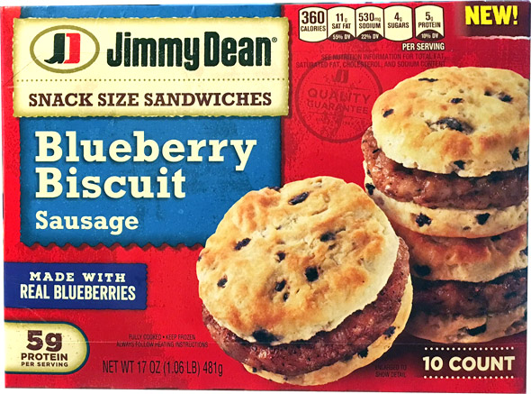 Jimmy Dean Blueberry Sausage Biscuits Product Review