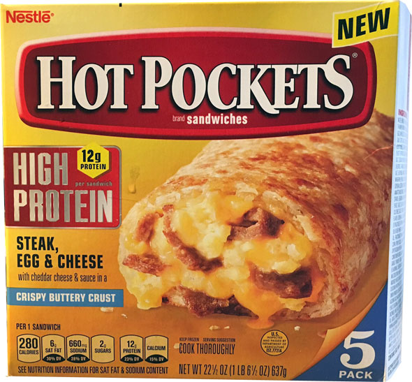 Steak, Egg & Cheese Hot Pockets Product Review Steak, Egg & Cheese Hot Pockets Product Review