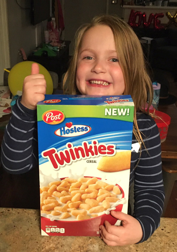 Kids Like Hostess Twinkies Cereal