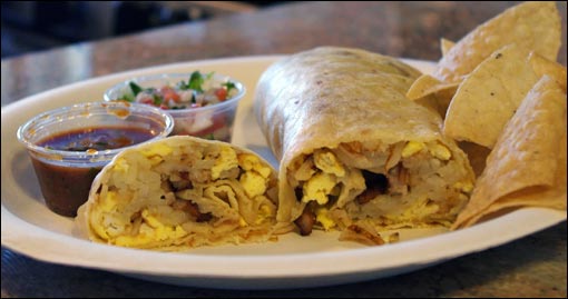 Fiesta Taco Breakfast Burrito