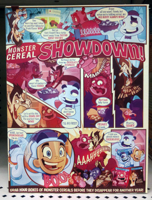 2010 Monter Cereals Box Back