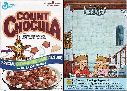 Count Chocula Glow-In-The-Dark Box