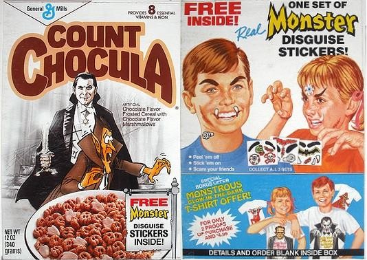 Count Chocula Box - Disguise Stickers