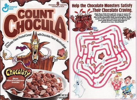 Count Chocula Chocolate Maze Box