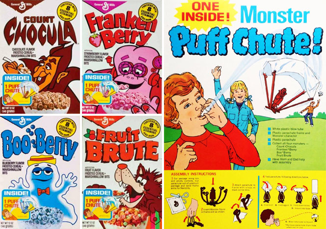 Count Chocula Puff Chute Premium (Mid 70s)