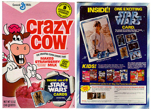 1978 Crazy Cow Star Wars Box