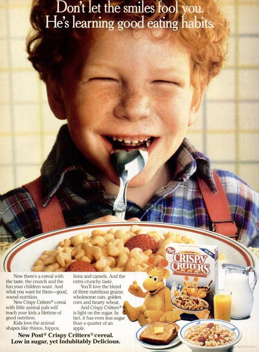 1987 Crispy Critters Advertisement