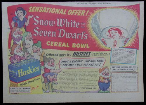 Huskies Snow White Bowl Offer