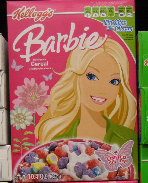 2008 Barbie Cereal Box - Summe