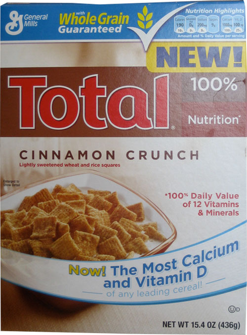 2008 Total Cinnamon Crunch Front