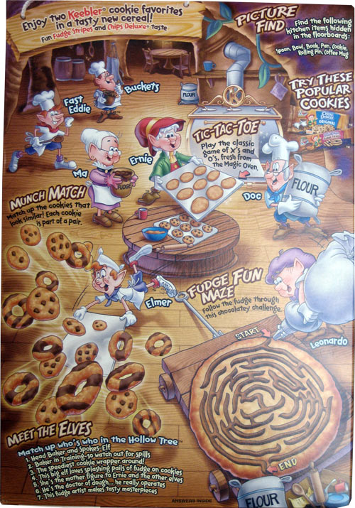 Keebler Cookie Crunch Box - Back