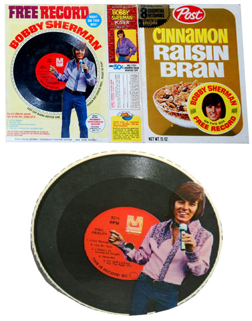 Bobby Sherman Cereal Box