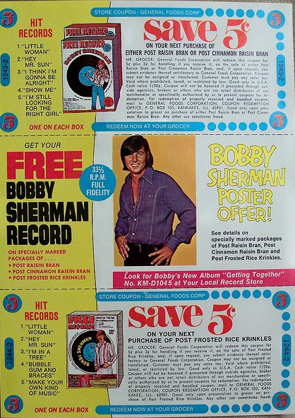 Post Bobby Sherman Coupons