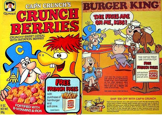 Crunch Berries Burger King Box