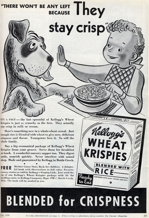 1936 Wheat Krispies Ad II