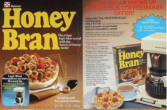 Honey Bran Coffeemaker Box