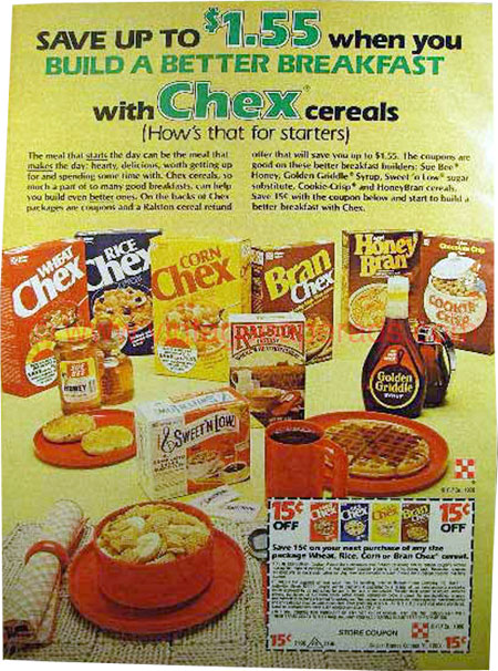 1980 Ad With Honey Bran Cereal