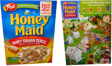 2007 Honey Maid Cereal Box