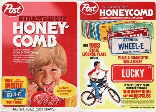 1983 Strawberry Honey-Comb Box