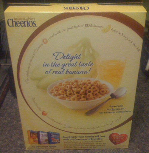 Banana Nut Cheerios - Back