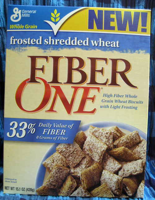Fiber One Frosted Shredded Wheat - Front