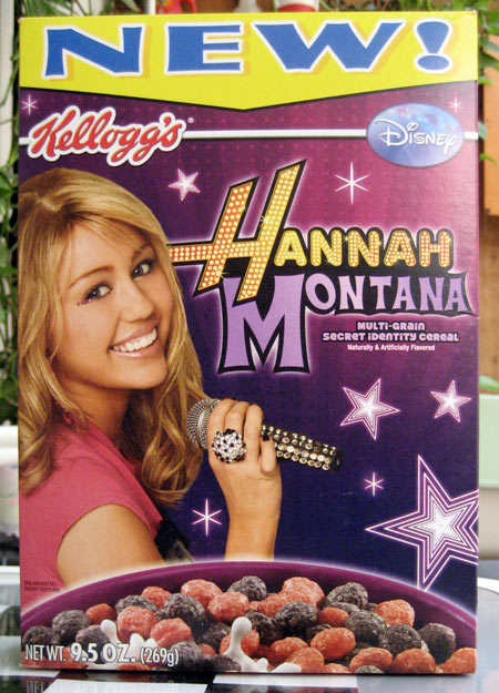 Hannah Montana Cereal - Front