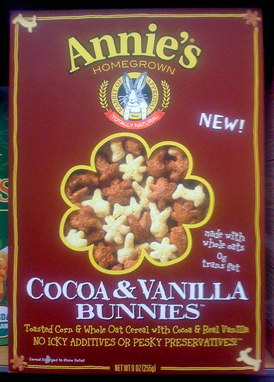 Cocoa And Vanilla Bunnies Cereal - Front