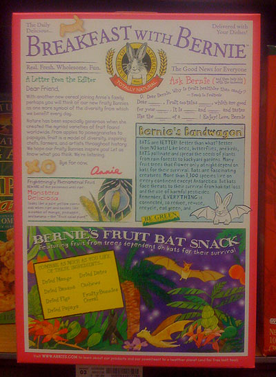 2008 Fruity Bunnies Cereal - Back