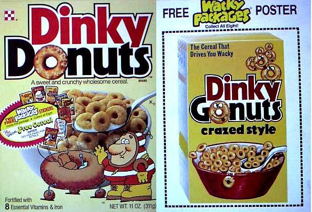 Dinky Donuts Wacky Packages Poster
