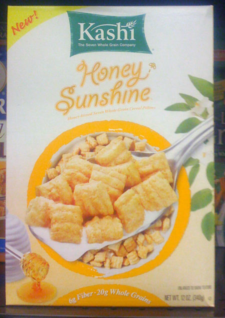2008 Honey Sunshine Cereal Box - Front