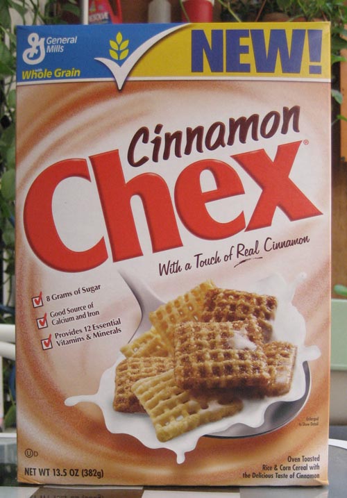 2009 Cinnamon Chex Cereal Box - Front