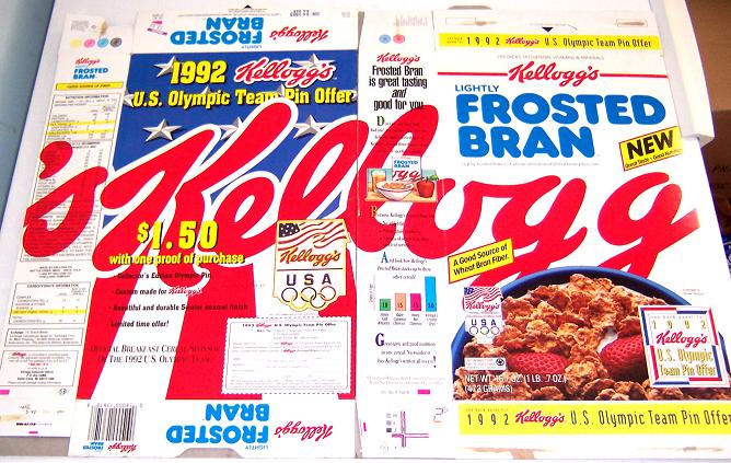 1992 Frosted Bran Box