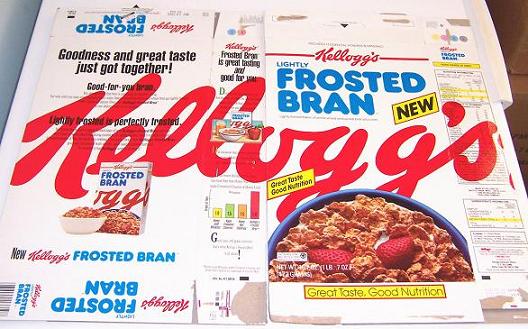 Early Frosted Bran Box