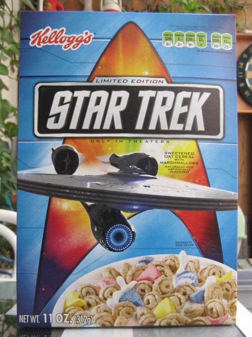 Star Trek Cereal Box - Front