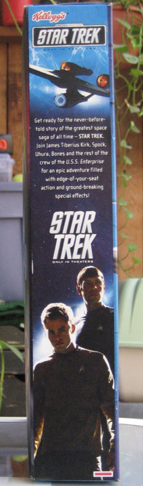 Star Trek Cereal Box - Side